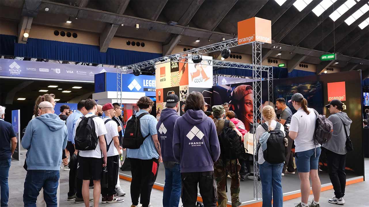 Photo DR : le stand d'Orange à EVO France.